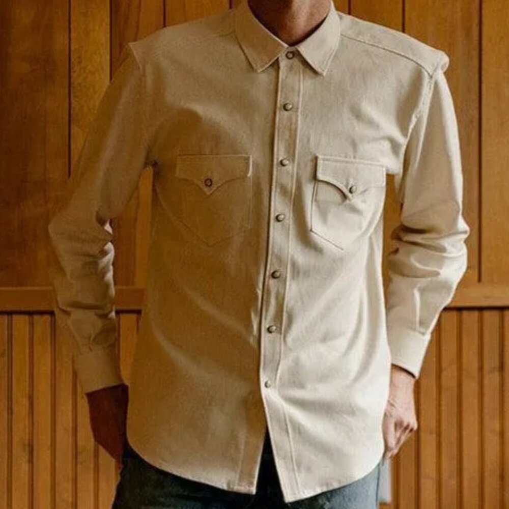 Richter Goods Duck Canvas Weekday Western in Chalk
